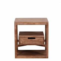 Massivholz Nachtkonsole Mit Schublade - Etersa