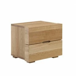 Massivholz Nachttisch Sofie Mit Zwei Schubladen -Clarendon shop massivholz nachttisch zwei schubladen wildeiche honigfarben geoelt sofie 01