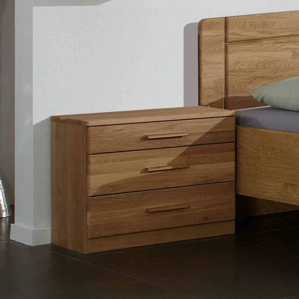 Nachtkommode Andiano Aus Eiche (2er Set) 4 Nachtkommode Andiano Aus Eiche (2er Set) – Bild 2