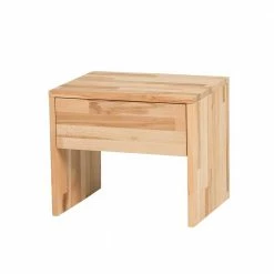 Nachtkonsole Brains Aus Kernbuche Massivholz -Clarendon shop nachtkonsole aus kernbuche massivholz mit geraeumigen schublade brains 01