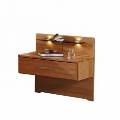 Nachtkonsolen Set Apolios Mit Glasablage Beleuchtet (2er Set)