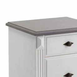 Nachtschränkchen Caneon In Grau Weiß 9 Nachtschränkchen Caneon In Grau Weiß -Clarendon shop nachtschraenkchen grau weiss kiefer teilmassiv caneon 03