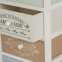 Nachtschrank Face In Bunt -Clarendon shop nachtschrank bunt shabby chic face 04