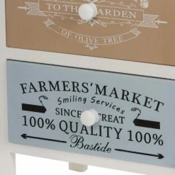 Nachtschrank Face In Bunt -Clarendon shop nachtschrank bunt shabby chic face 05