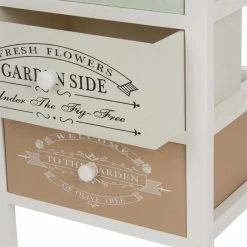 Nachttisch Face In Bunt -Clarendon shop nachttisch bunt shabby chic face 03