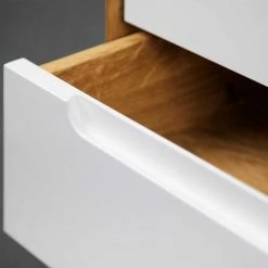 Nachttisch Kommode In Wildeiche & Weiß - Diesta -Clarendon shop nachttisch kommode in wildeiche weiss aus massivholz mdf diesta 04