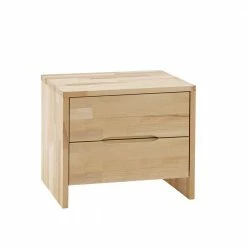 Nachttisch Mit Zwei Schubladen Devenia Kernbuche Massiv