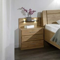 Nachttischkommode Kora Mit LED Beleuchtung