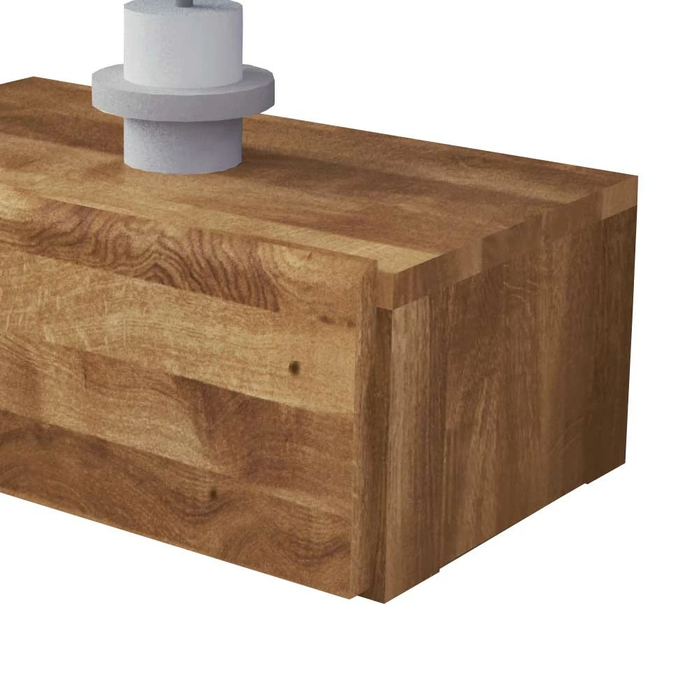 Nachttischkommode Vaskov Aus Wildeiche Massivholz 5 Nachttischkommode Vaskov Aus Wildeiche Massivholz – Bild 3