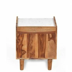 Retro Holz Nachtschrank Mit Marmor - Enjiva 10 Retro Holz Nachtschrank Mit Marmor - Enjiva -Clarendon shop retro holz nachtschrank mit marmor mit schublade fach enjiva 02