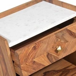 Retro Holz Nachtschrank Mit Marmor - Enjiva 13 Retro Holz Nachtschrank Mit Marmor - Enjiva -Clarendon shop retro holz nachtschrank mit marmor mit schublade fach enjiva 05