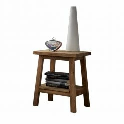 Rustikaler Nachttisch Lacuisia Aus Wildeiche Geölt