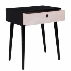 Scand Nachtkonsole In Schwarz & Natur - Laimas -Clarendon shop scand nachtkonsole in schwarz natur mit einer schublade laimas 02