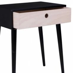Scand Nachtkonsole In Schwarz & Natur - Laimas -Clarendon shop scand nachtkonsole in schwarz natur mit einer schublade laimas 04