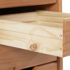 Schmale Kiefernholz Kommode Mit Sechs Schubladen - Calpano -Clarendon shop schmale kiefernholz kommode mit sechs schubladen moderne optik calpano 05