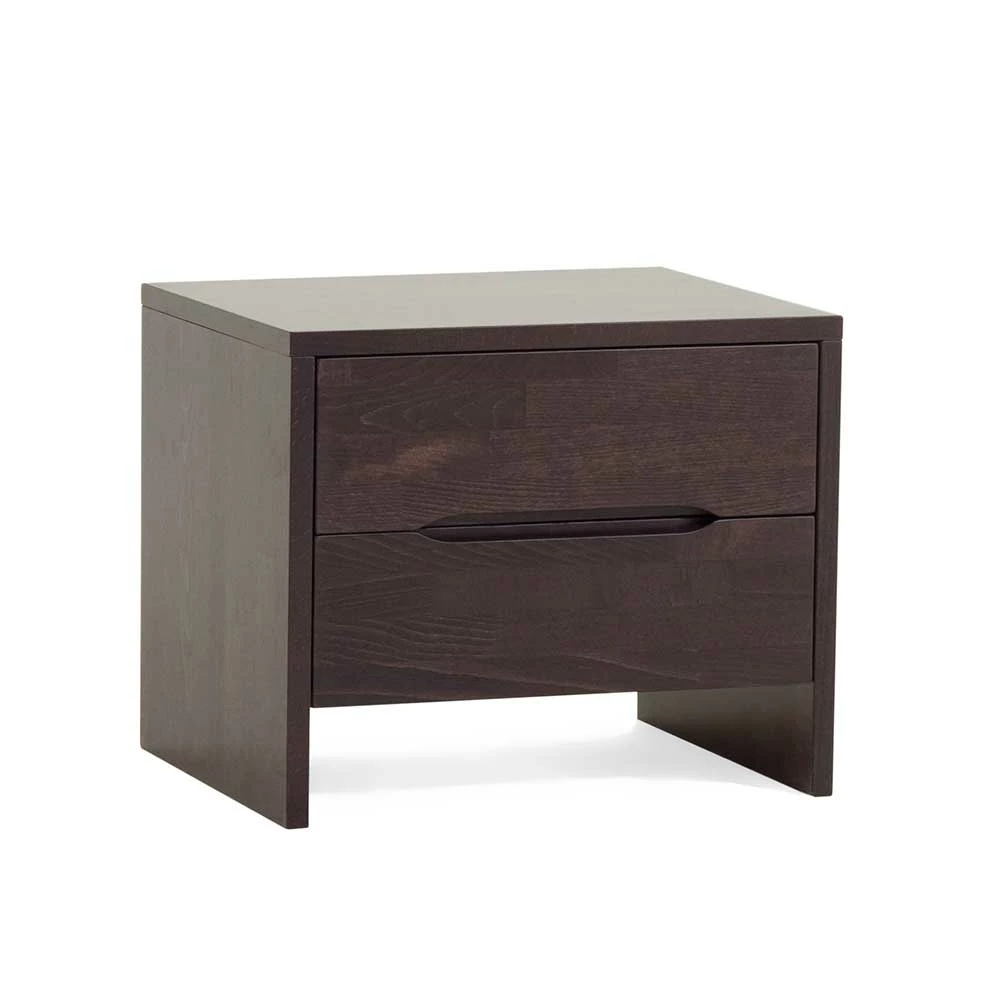 Schubladen Nachtkonsole In Wengefarben Tazina Aus Buche Massiv 3 Schubladen Nachtkonsole In Wengefarben Tazina Aus Buche Massiv – Bild 2