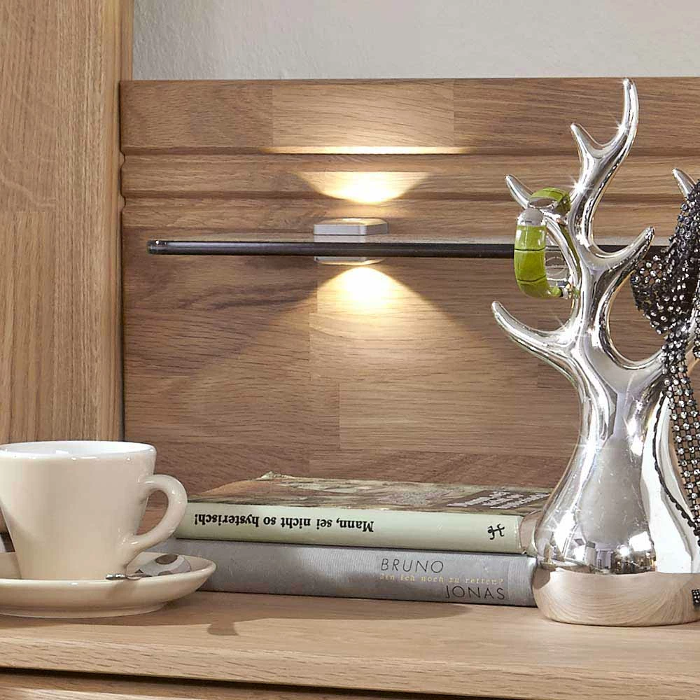 Schubladen-Nachtschrank Anglesia In Eiche Teilmassiv (2er Set) 6 Schubladen-Nachtschrank Anglesia In Eiche Teilmassiv (2er Set) – Bild 4