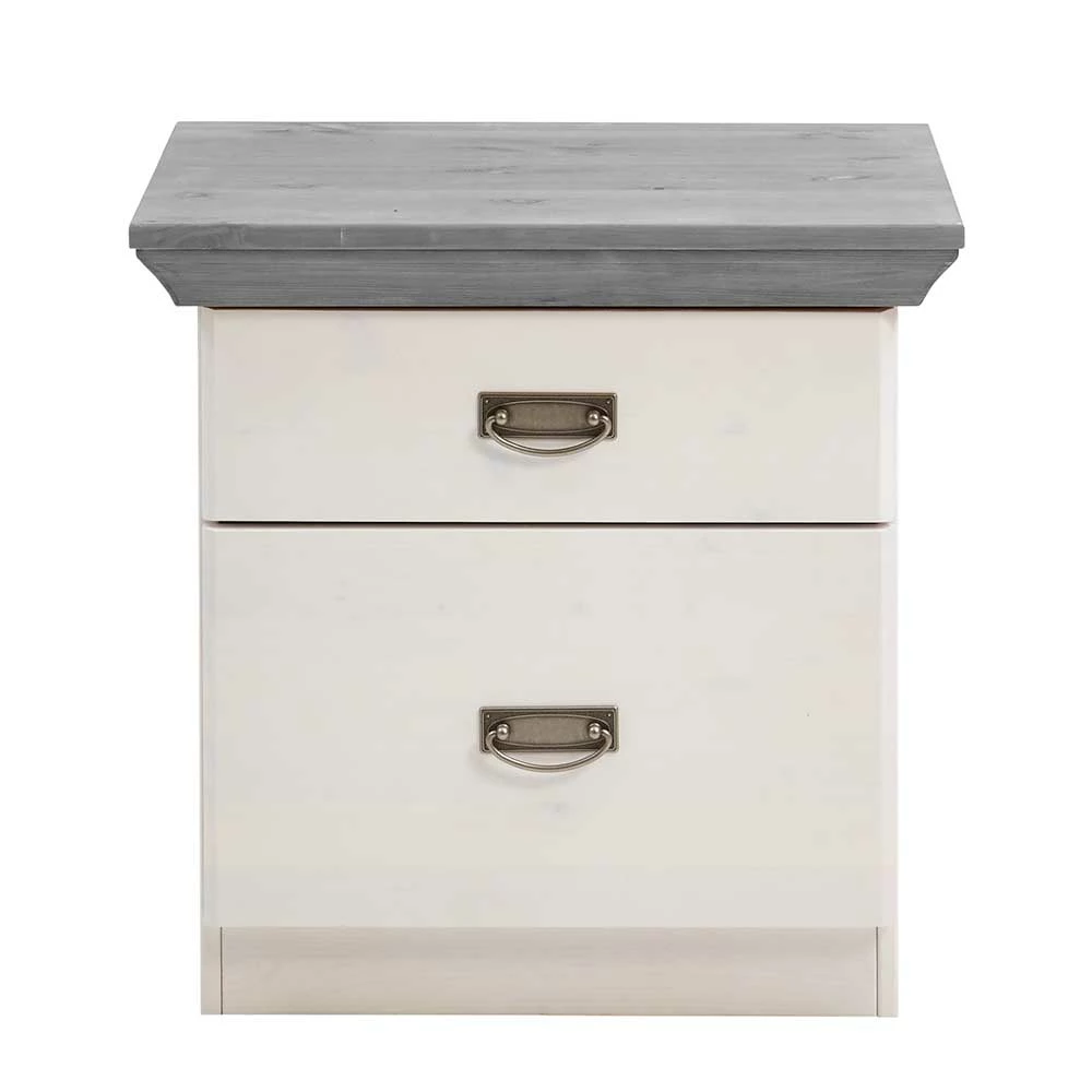Schubladen Nachtschrank Zweifarbig - Mirandesca 3 Schubladen Nachtschrank Zweifarbig - Mirandesca
