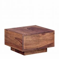 Schubladen-Nachttisch Hoslo Quadratisch 40x40cm -Clarendon shop schubladen nachttisch quadratisch 40x40cm sheesham holz massiv hoslo 03