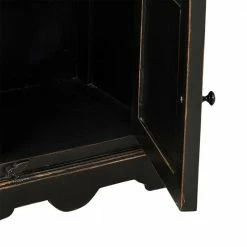 Shabby Chic Nachtkommode Sentiments In Schwarz -Clarendon shop shabby chic nachtkommode schwarz schublade sentiments 05