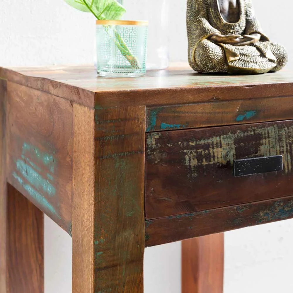 Shabby Chic Nachttisch Dencig Mit Schublade 7 Shabby Chic Nachttisch Dencig Mit Schublade – Bild 5