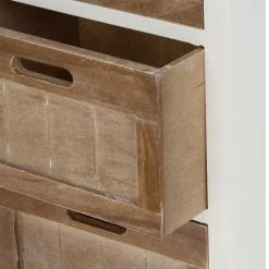 Shabby Nachtkommode Benet In Weiß Holz -Clarendon shop shabby nachtkommode weiss holz 3 schubladen benet 05