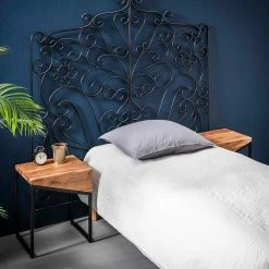 Stylischer Design Nachttisch Aus Akazie - Orchid (2er Set) 5 Stylischer Design Nachttisch Aus Akazie - Orchid (2er Set) -Clarendon shop stylischer design nachttisch aus akazie metall in schwarz orchid 03