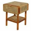 Teak Holz Nachtkommode Mit Wiener Geflecht - Teako -Clarendon shop teak holz nachtkommode mit wiener geflecht aus rattan teako f