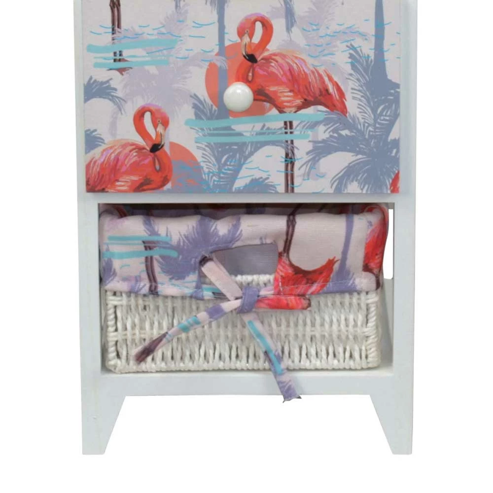 Weiße Hochkommode Im Flamingo Style - Vivossa 5 Weiße Hochkommode Im Flamingo Style - Vivossa – Bild 3