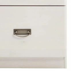 Weiße Nachtkommode 58 Cm Breit - Satumare -Clarendon shop weisse nachtkommode 58 cm breit mit zwei schubladen satumare 03