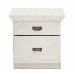 Weiße Nachtkommode 58 Cm Breit - Satumare